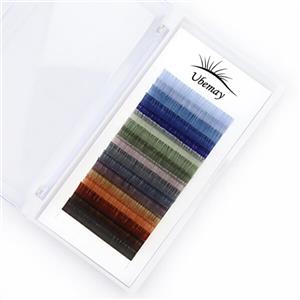 Colorful Classic Full Set Eyelash Extensions Classic Set